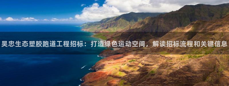 66814红足：吴忠生态塑胶跑道工程招标：打造绿色运动空间，解读招标流程和关键信息