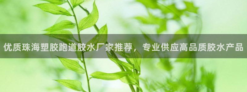 红足一1世皇冠登录：优质珠海塑胶跑道胶水厂家推荐，专业供应高品质胶水产品