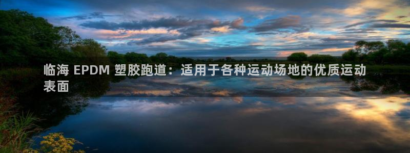777814红·足一世比分篮球：临海 EPDM 塑胶跑道：适用于各种运动场地的优质运动
表面